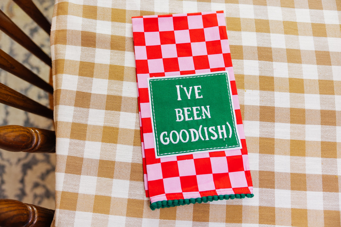 I've Been Goodish Kitchen Towel